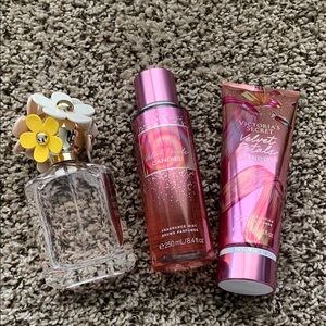 Victoria's Secret Velvet Petals Candied Set & Marc Jacobs